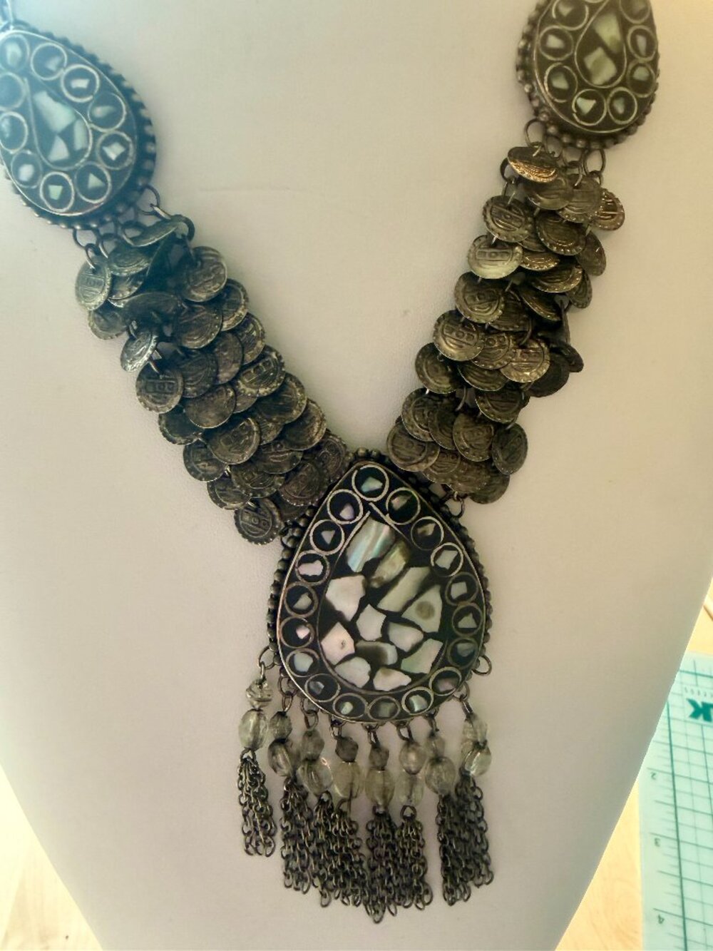 Boho Bedouin Yemeni-style necklace